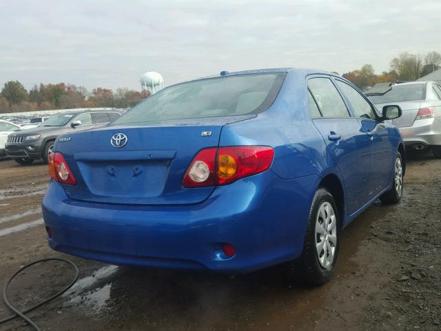 2T1BU4EE7AC525766 - 2010 TOYOTA COROLLA BLUE photo 4