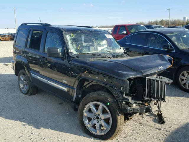 1C4PJMAK9CW199568 - 2012 JEEP LIBERTY SP BLACK photo 1
