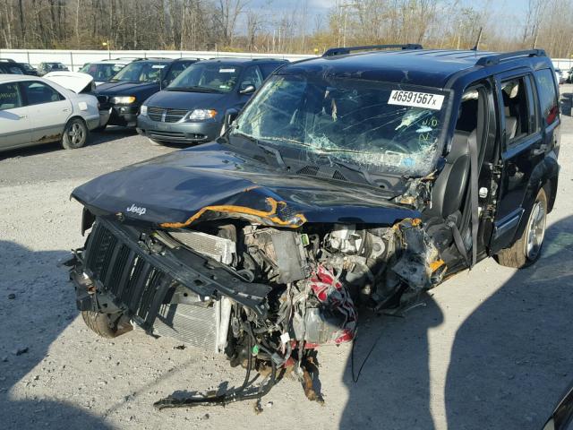 1C4PJMAK9CW199568 - 2012 JEEP LIBERTY SP BLACK photo 2