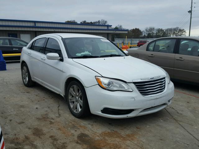 1C3CCBAB9CN317027 - 2012 CHRYSLER 200 LX WHITE photo 1