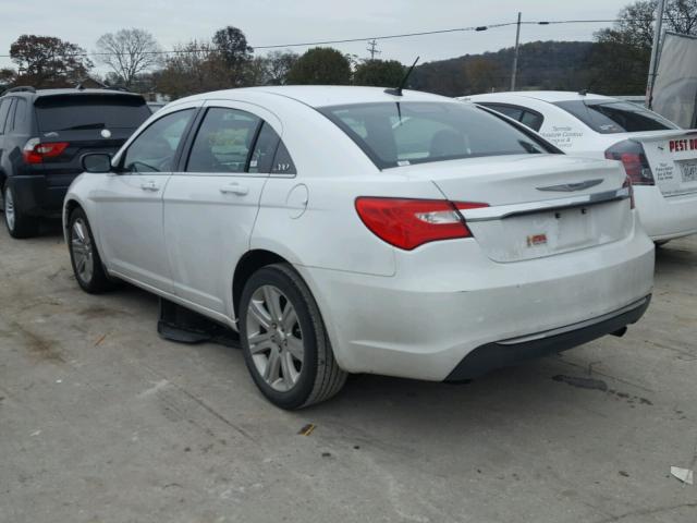 1C3CCBAB9CN317027 - 2012 CHRYSLER 200 LX WHITE photo 3