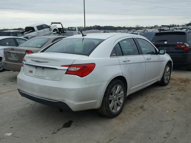 1C3CCBAB9CN317027 - 2012 CHRYSLER 200 LX WHITE photo 4