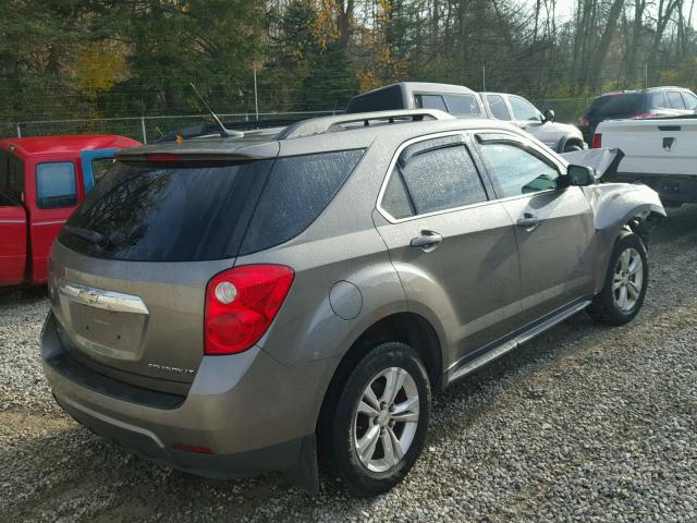 2CNFLEEW5A6416500 - 2010 CHEVROLET EQUINOX LT GRAY photo 4