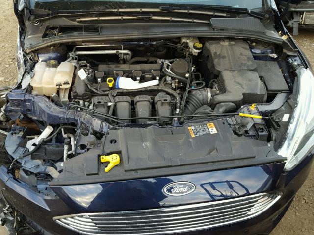 1FADP3J23GL257358 - 2016 FORD FOCUS TITA BLUE photo 7