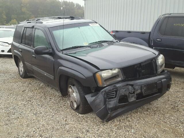 1GNDT13S132115346 - 2003 CHEVROLET TRAILBLAZE BLACK photo 1