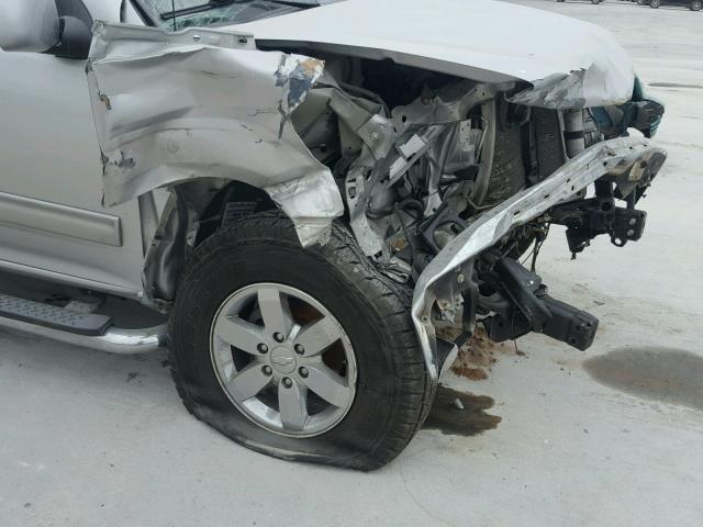 1GCJTDDE9A8149292 - 2010 CHEVROLET COLORADO L SILVER photo 9