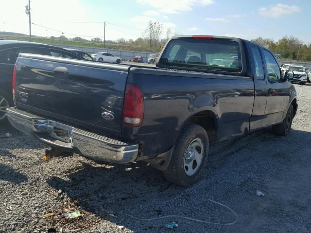 1FTRX17W3XNC05764 - 1999 FORD F150 BLUE photo 4