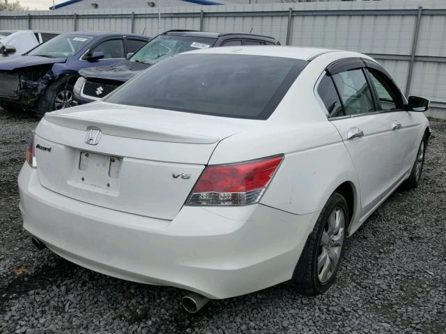 1HGCP36889A018410 - 2009 HONDA ACCORD EXL WHITE photo 4