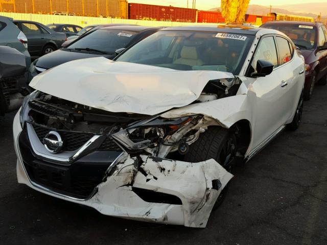 1N4AA6AP7HC371091 - 2017 NISSAN MAXIMA 3.5 WHITE photo 2