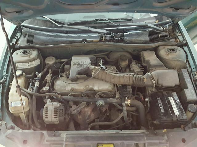 1G1JC5247X7261323 - 1999 CHEVROLET CAVALIER GREEN photo 7