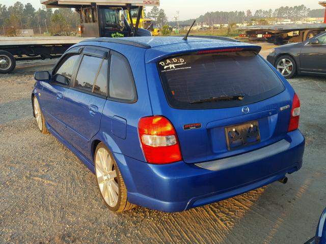 JM1BJ245431121524 - 2003 MAZDA PROTEGE PR BLUE photo 3