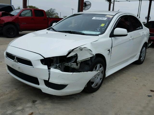 JA32U2FU2DU016412 - 2013 MITSUBISHI LANCER ES/ WHITE photo 2