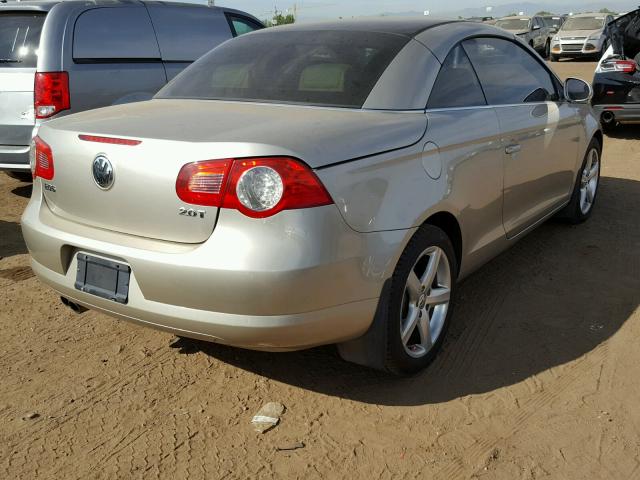 WVWCA71F97V020945 - 2007 VOLKSWAGEN EOS 2.0T S 棕色 照片 4