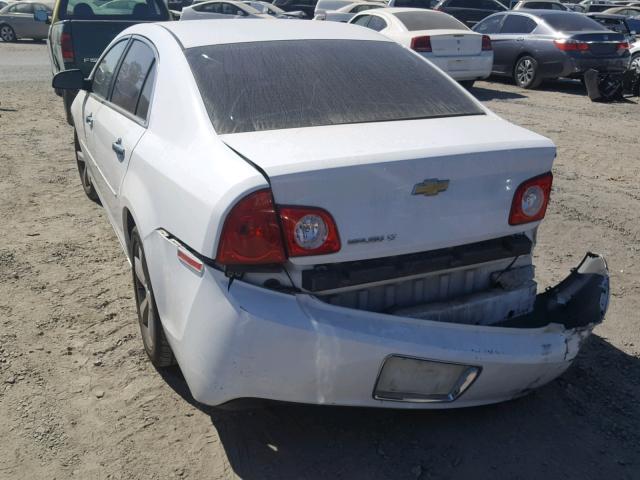 1G1ZC5E08CF381353 - 2012 CHEVROLET MALIBU 1LT WHITE photo 3