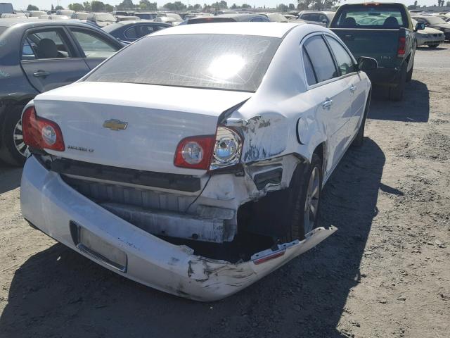 1G1ZC5E08CF381353 - 2012 CHEVROLET MALIBU 1LT WHITE photo 4