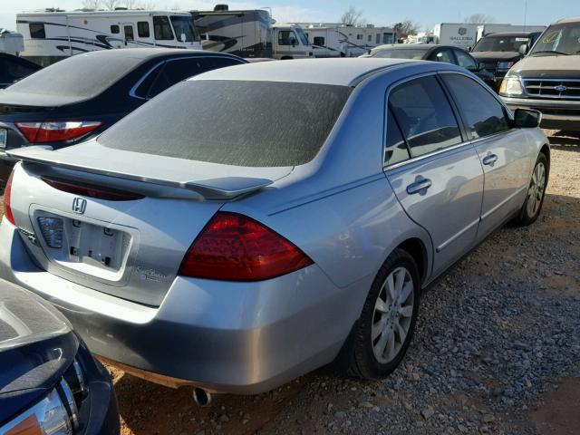 1HGCM66437A059595 - 2007 HONDA ACCORD SE SILVER photo 4