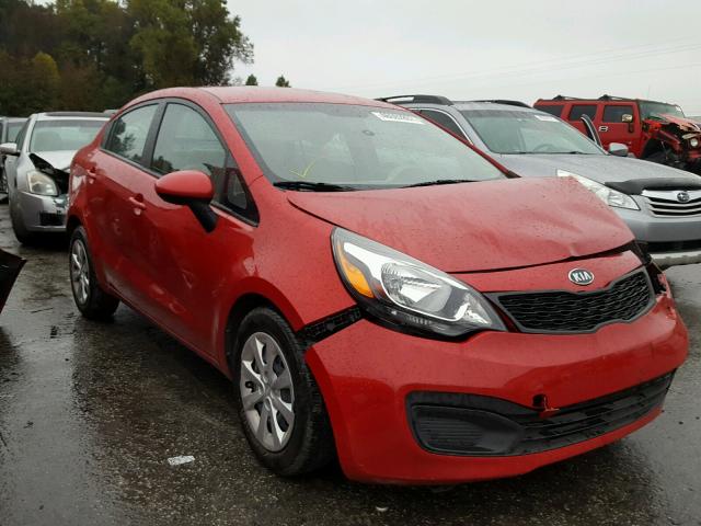 KNADM4A3XC6084087 - 2012 KIA RIO LX RED photo 1