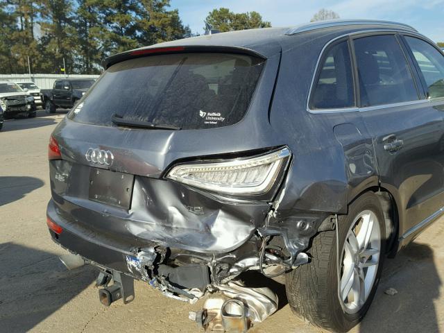 WA1CMAFP3EA051113 - 2014 AUDI Q5 TDI GRAY photo 9