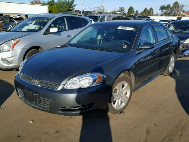 2G1WA5EK5B1112551 - 2011 CHEVROLET IMPALA LS CHARCOAL photo 2