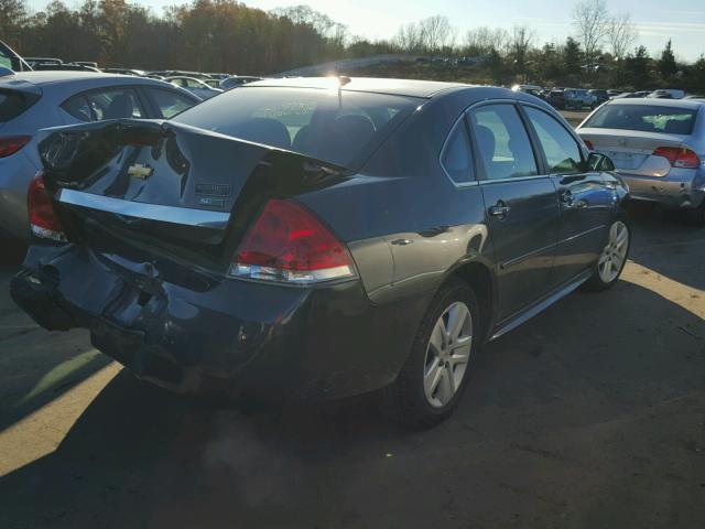 2G1WA5EK5B1112551 - 2011 CHEVROLET IMPALA LS CHARCOAL photo 4