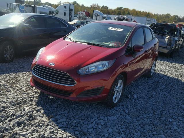 3FADP4BJ7GM103472 - 2016 FORD FIESTA SE RED photo 2