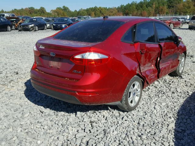 3FADP4BJ7GM103472 - 2016 FORD FIESTA SE RED photo 4