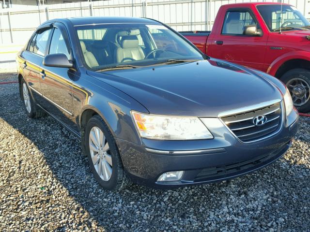 5NPEU46CX9H537543 - 2009 HYUNDAI SONATA SE BLUE photo 1