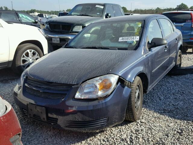 1G1AK58F087350177 - 2008 CHEVROLET COBALT LS BLUE photo 2