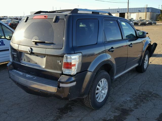 4M2CU871X8KJ01104 - 2008 MERCURY MARINER PR GRAY photo 4