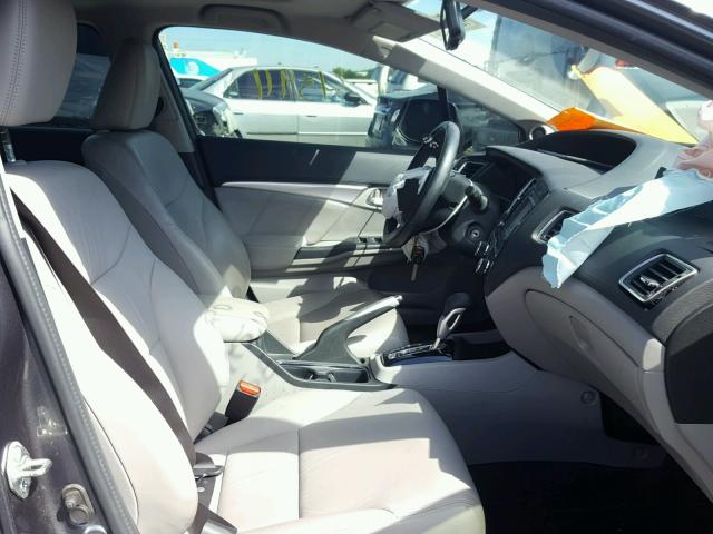19XFB2F96DE006971 - 2013 HONDA CIVIC EXL 灰色 照片 5