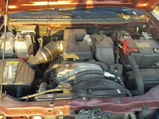 1GCDT43E488183651 - 2008 CHEVROLET COLORADO L BURGUNDY photo 7