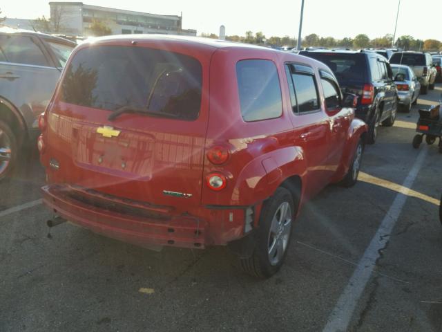 3GNBABFW3BS521326 - 2011 CHEVROLET HHR LT RED photo 4