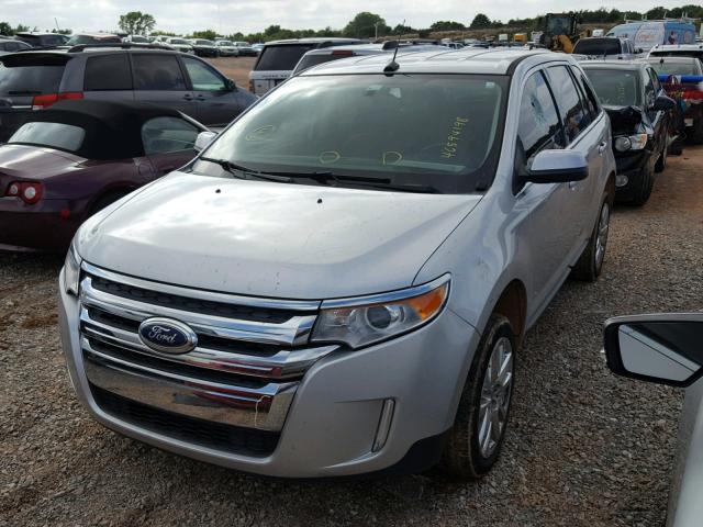 2FMDK3KC9DBC49613 - 2013 FORD EDGE LIMIT SILVER photo 2