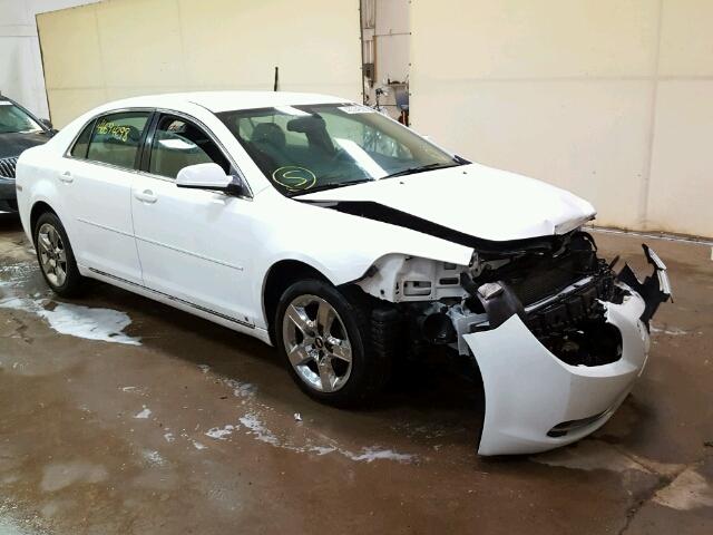 1G1ZC5EB2A4117913 - 2010 CHEVROLET MALIBU 1LT WHITE photo 1