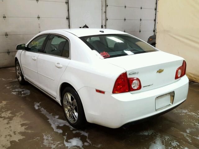 1G1ZC5EB2A4117913 - 2010 CHEVROLET MALIBU 1LT WHITE photo 3