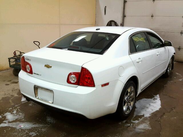 1G1ZC5EB2A4117913 - 2010 CHEVROLET MALIBU 1LT WHITE photo 4