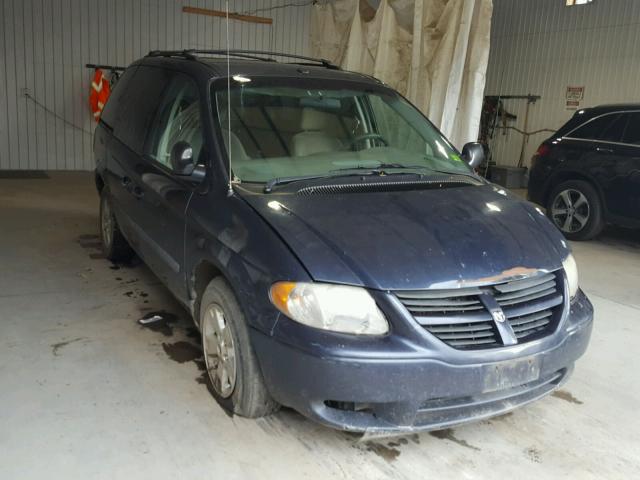 1D4GP45R27B159922 - 2007 DODGE CARAVAN SX BLUE photo 1