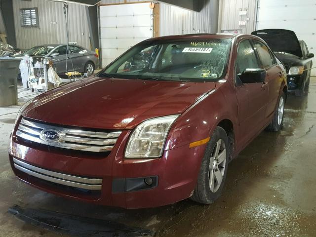 3FAFP07Z36R233086 - 2006 FORD FUSION SE BURGUNDY photo 2