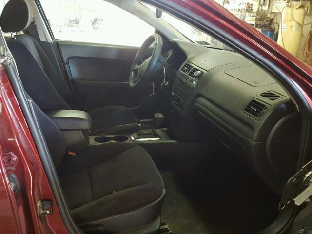 3FAFP07Z36R233086 - 2006 FORD FUSION SE BURGUNDY photo 5