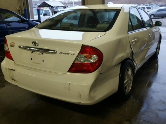 4T1BE32K53U226795 - 2003 TOYOTA CAMRY LE WHITE photo 4