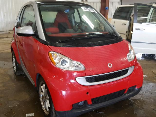 WMEEJ31X69K255187 - 2009 SMART FORTWO PUR RED photo 1