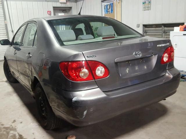 1NXBR32E65Z439157 - 2005 TOYOTA COROLLA GRAY photo 3