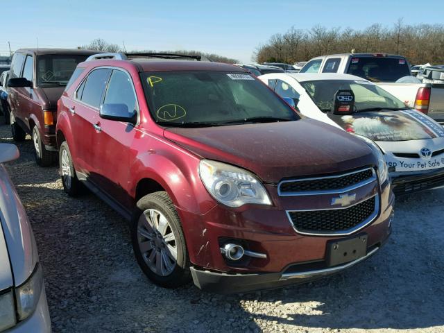 2CNFLGEY8A6285320 - 2010 CHEVROLET EQUINOX LT RED photo 1