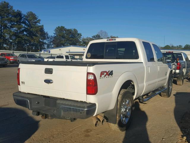 1FT7W2BT6FED40099 - 2015 FORD F250 SUPER WHITE photo 4