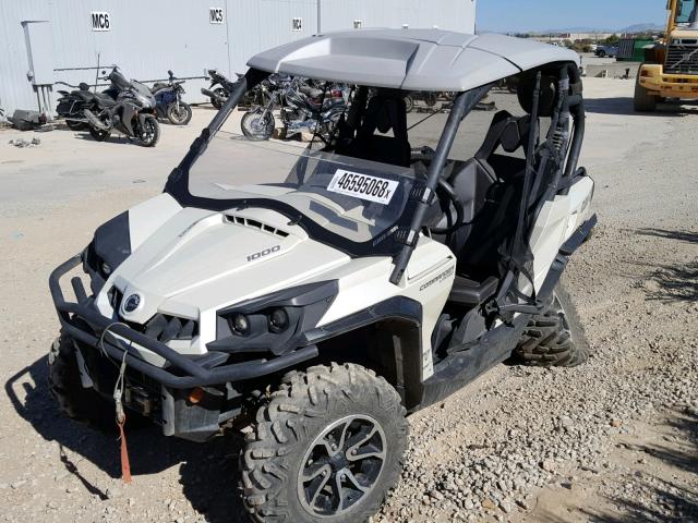 3JBKVAP2XFJ000699 - 2015 CAN-AM COMMANDER WHITE photo 2