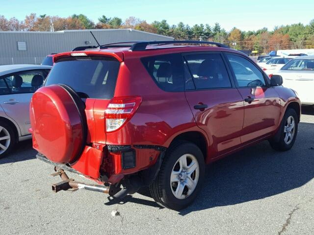 JTMZF33VX95012073 - 2009 TOYOTA RAV4 RED photo 4