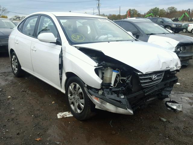 KMHDU46D09U812987 - 2009 HYUNDAI ELANTRA GL WHITE photo 1