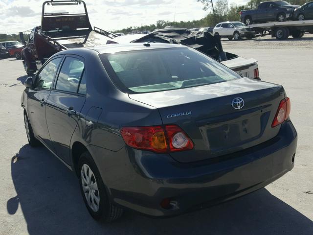 2T1BU4EE5AC419056 - 2010 TOYOTA COROLLA BA GRAY photo 3