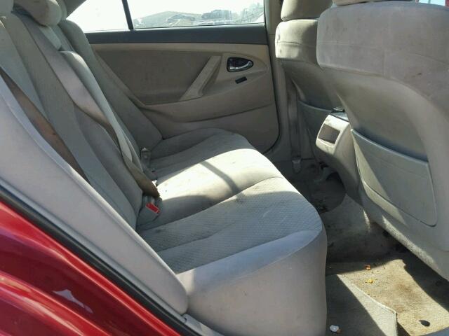 4T1BE46K49U345317 - 2009 TOYOTA CAMRY BASE MAROON photo 6