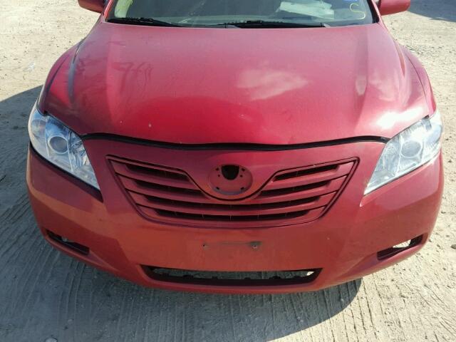 4T1BE46K49U345317 - 2009 TOYOTA CAMRY BASE MAROON photo 9